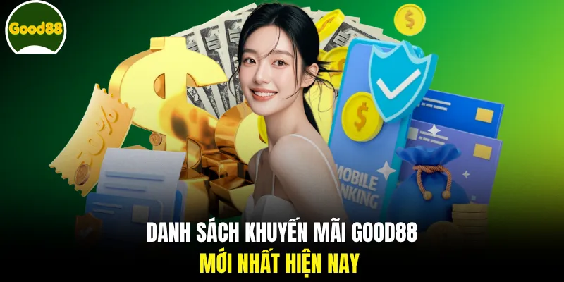 Danh sách khuyến mãi GOOD88 mới nhất hiện nay