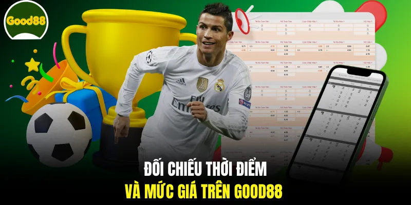 Đối chiếu thời điểm và mức giá trên GOOD88