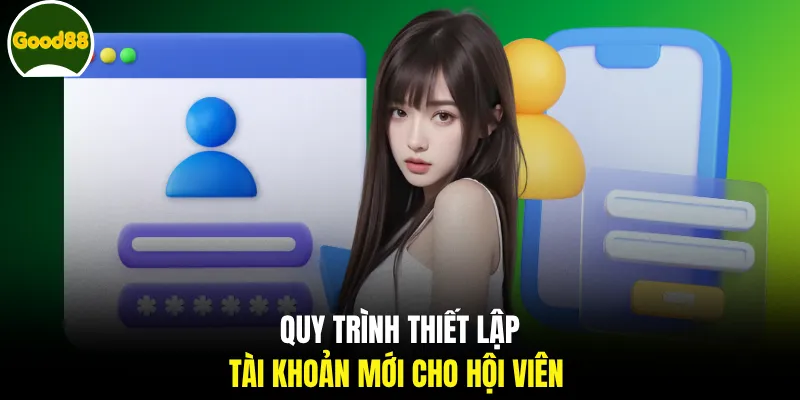 Quy trình thiết lập tài khoản mới cho hội viên